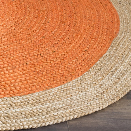 Safavieh Natural Fiber 5'-0" x 5'-0" Rug in Orange / Natural