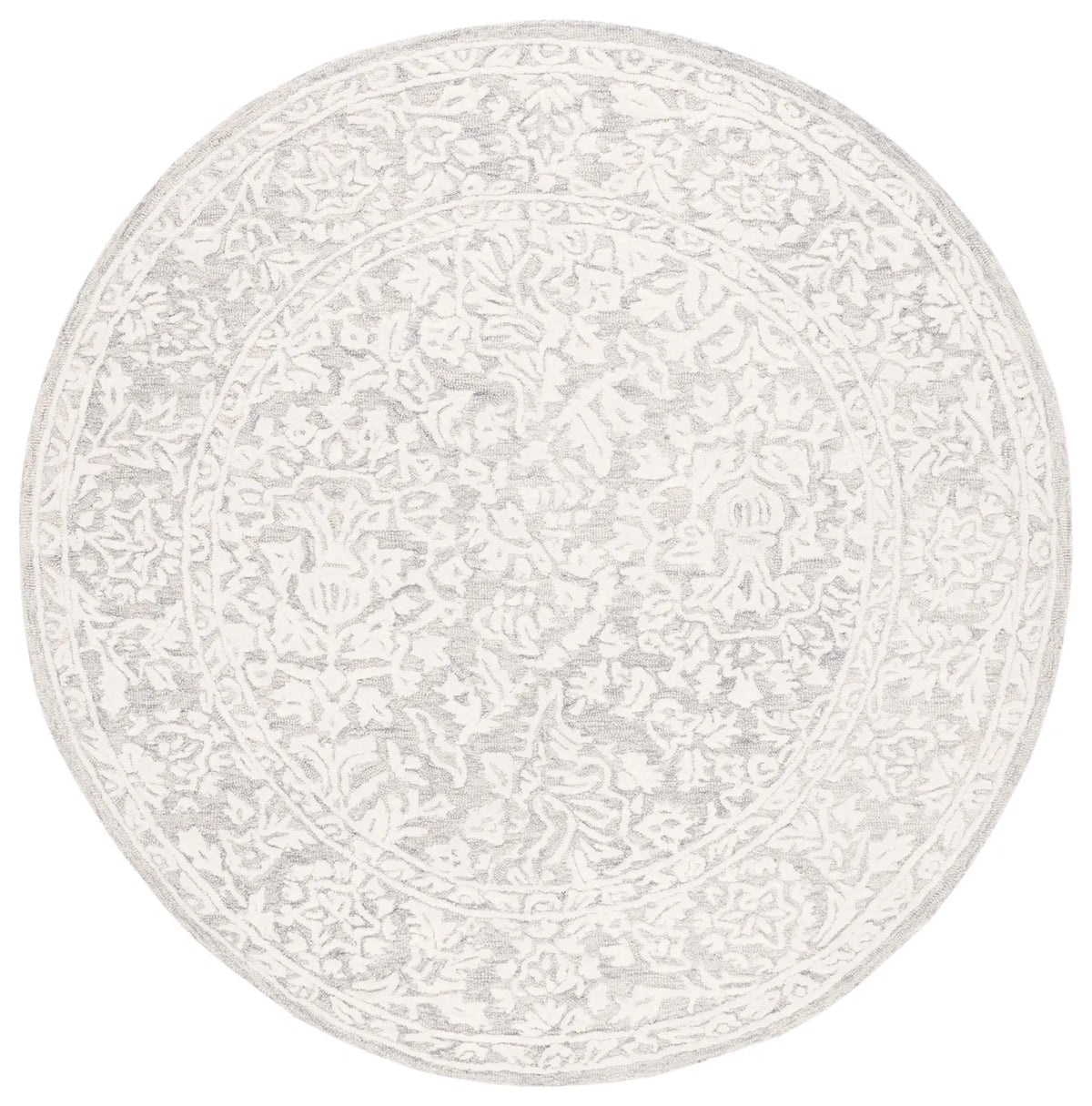 Safavieh Metro 6'-0" x 6'-0" Rug in Dark Grey / Ivory