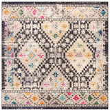 Safavieh Madison 6'-7" x 6'-7" Rug in Black / Yellow
