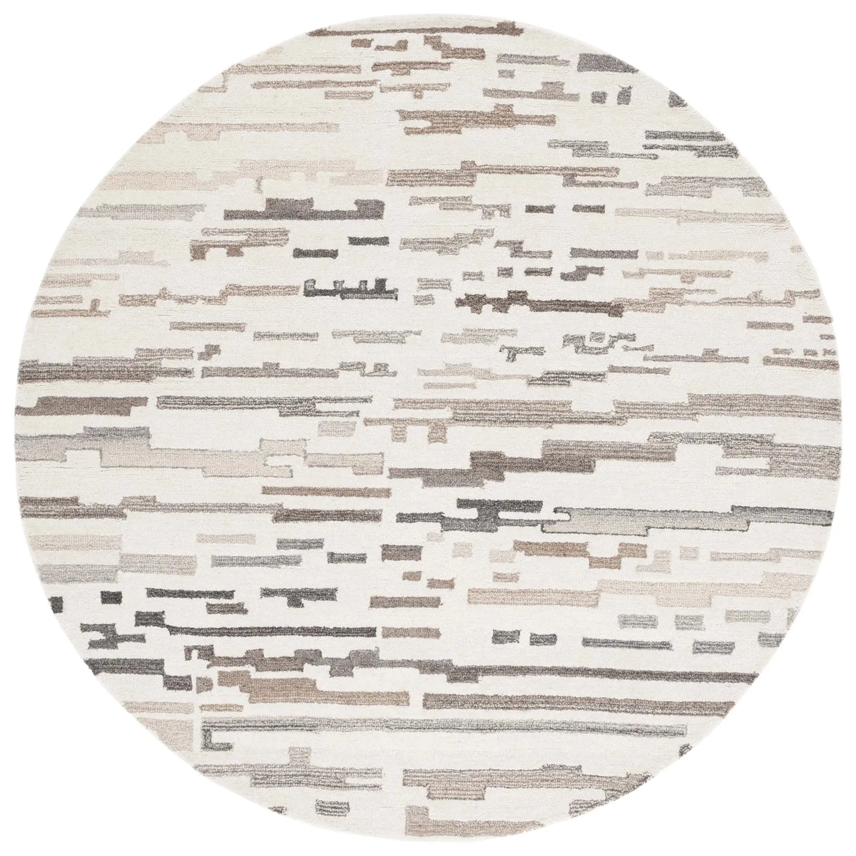Safavieh Ebony 6'-0" x 6'-0" Rug in Ivory / Grey