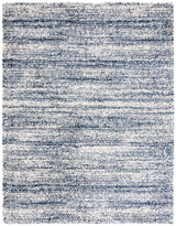 Safavieh Hudson Shag 10'-0" x 14'-0" Rug in Ivory / Navy