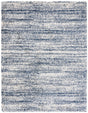 Safavieh Hudson Shag 10'-0" x 14'-0" Rug in Ivory / Navy