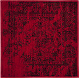 Safavieh Adirondack 4'-0" x 4'-0" Rug in Red / Black