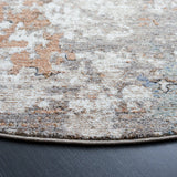Safavieh Jasmine 5'-3" x 5'-3" Rug in Grey / Gold