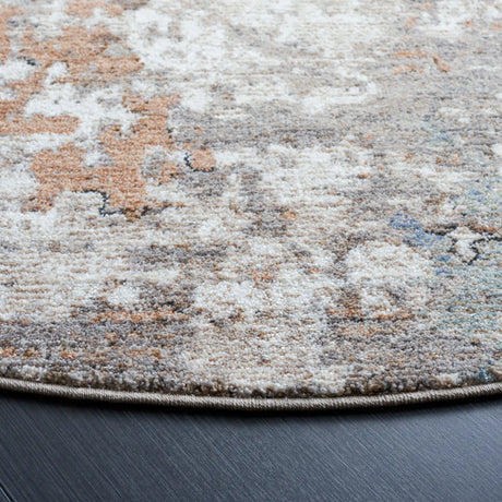 Safavieh Jasmine 5'-3" x 5'-3" Rug in Grey / Gold