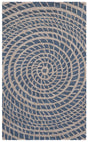 Safavieh Ebony 3'-0" x 5'-0" Rug in Blue / Ivory