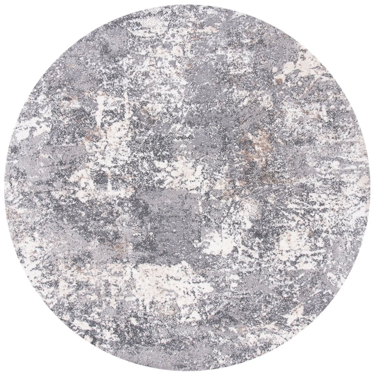 Safavieh Aston 6'-7" x 6'-7" Rug in Light Grey / Grey