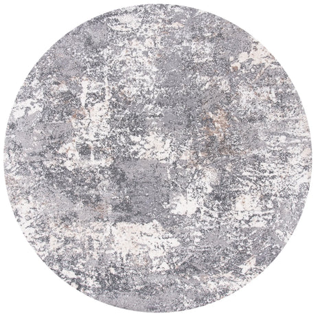 Safavieh Aston 6'-7" x 6'-7" Rug in Light Grey / Grey