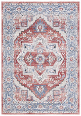 Safavieh Luna 4'-5" x 6'-5" Rug in Beige / Blue Rust
