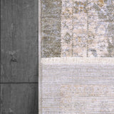 Dynamic Rugs Octo 6907 Power Loomed Traditional Grey/Beige Rug - Corner
