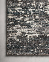 Loloi Augustus Ags-05 Denim Rugs - corner on wood