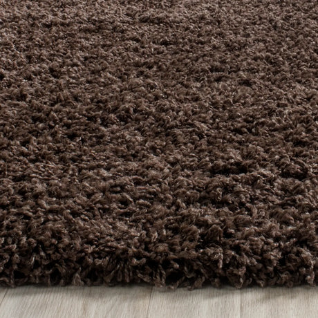 Safavieh Sgl-Laguna Shag 4'-0" x 6'-0" Rug in Brown
