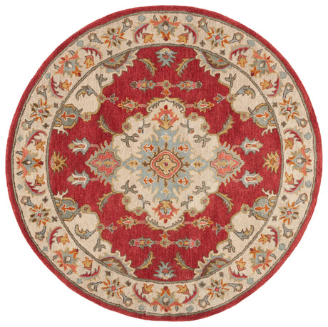 Safavieh Antiquity 6'-0" x 6'-0" Rug in Red / Grey