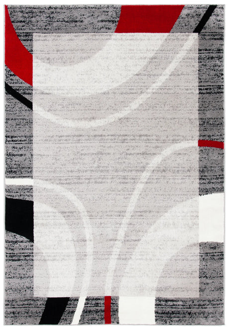 Safavieh Skyler 4'-5" x 6'-5" Rug in Grey / Red