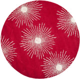 Safavieh Soho 6'-0" x 6'-0" Rug in Red / Ivory