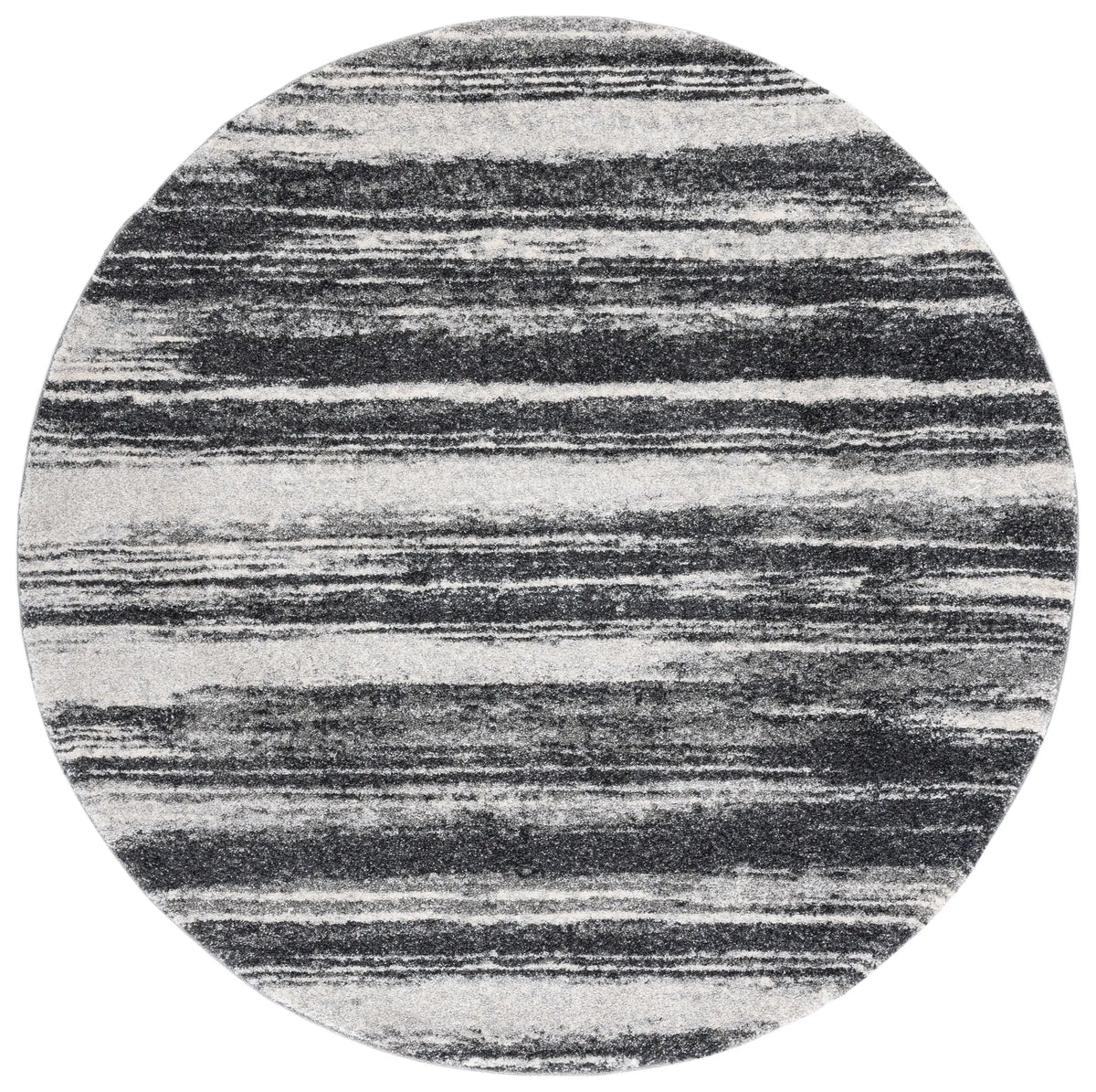 Safavieh Retro 6'-0" x 6'-0" Rug in Dark Grey / Light Grey