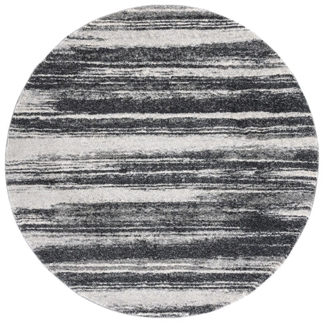 Safavieh Retro 6'-0" x 6'-0" Rug in Dark Grey / Light Grey