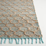 Safavieh Cape Cod 4'-0" x 6'-0" Rug in Light Blue / Natural