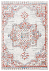 Safavieh Shivan 100 4'-0" x 6'-0" Rug in Ivory / Rust