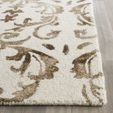 Safavieh Dip Dye 2'-3" x 8'-0" Rug in Ivory / Chocolate