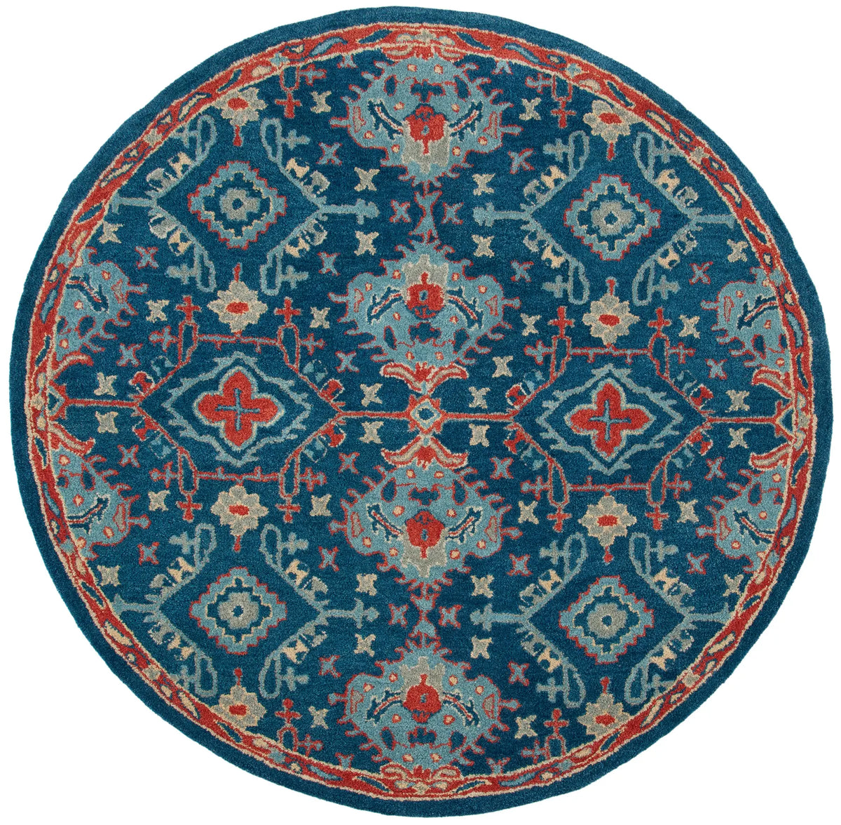 Safavieh Heritage 6'-0" x 6'-0" Rug in Blue / Multi