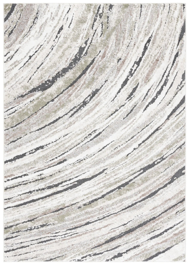 Safavieh Opal 4'-0" x 6'-0" Rug in Green / Grey Ivory