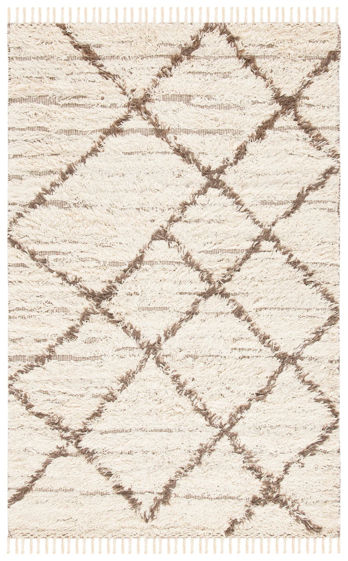 Safavieh Casablanca 4'-0" x 6'-0" Rug in Ivory / Taupe