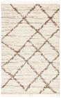 Safavieh Casablanca 4'-0" x 6'-0" Rug in Ivory / Taupe