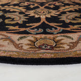 Safavieh Heritage 6'-0" x 6'-0" Rug in Black / Beige