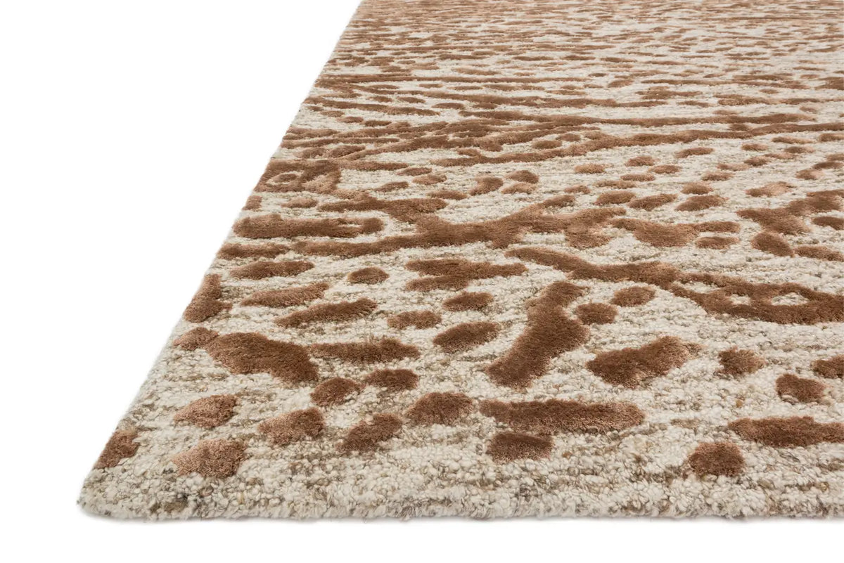 Loloi Juneau Jy-01 Oatmeal/Terracotta Rug - rug corner
