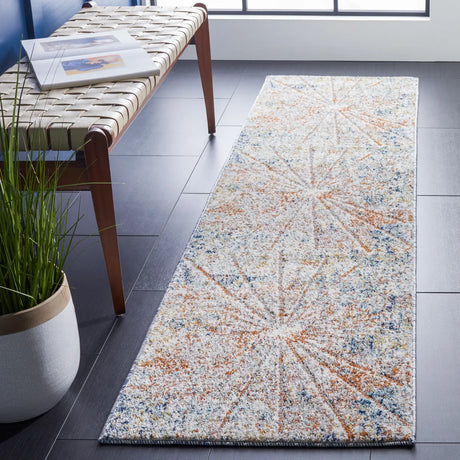 Safavieh Aston 2'-0" x 8'-0" Rug in Ivory / Navy