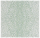 Safavieh Courtyard 6'-7" x 6'-7" Rug in Ivory / Green