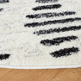 Safavieh Tulum 10'-0" x 10'-0" Rug in Ivory / Black