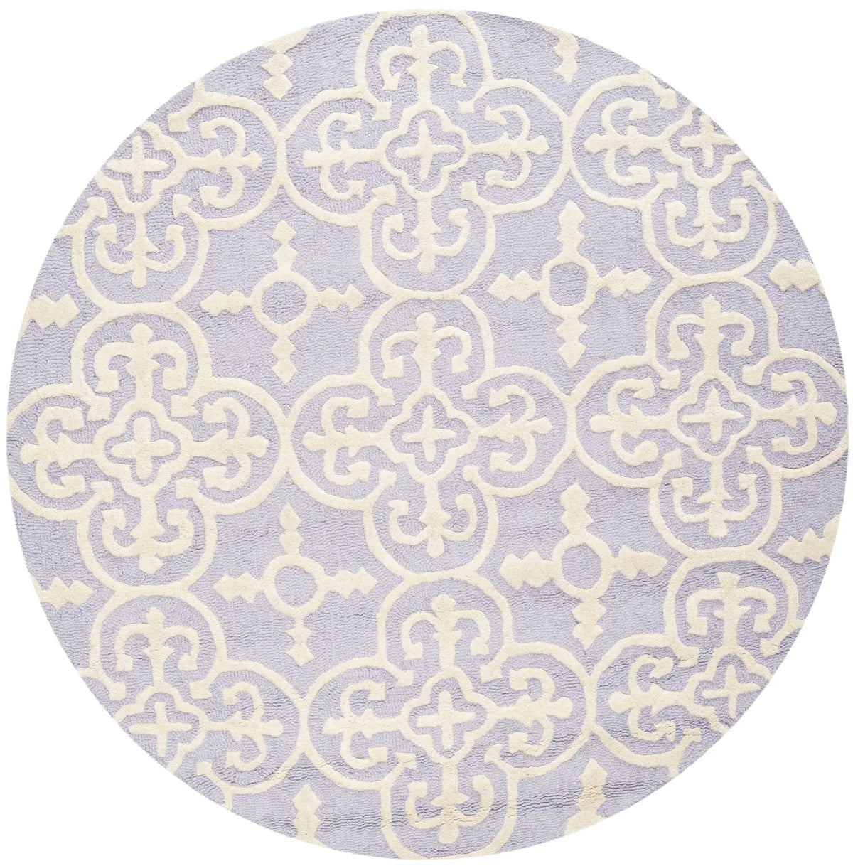 Safavieh Cambridge 6'-0" x 6'-0" Rug in Lavander / Ivory