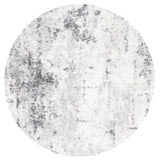 Safavieh Berber Shag 6'-7" x 6'-7" Rug in Ivory / Grey