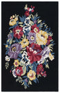 Safavieh Chelsea 4'-0" x 6'-0" Rug in Black / Rose