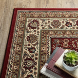 Oriental Weavers Sphinx Ariana 113r3 Red / Ivory Rugs - corner detail