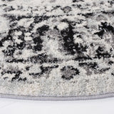Safavieh Tulum 6'-7" x 6'-7" Rug in Ivory / Black