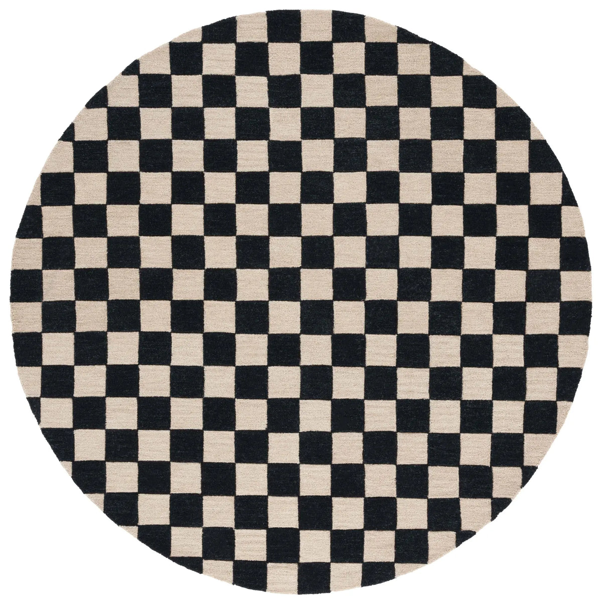 Safavieh Martha Stewart 6'-0" x 6'-0" Rug in Black / Beige