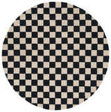 Safavieh Martha Stewart 6'-0" x 6'-0" Rug in Black / Beige