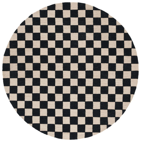 Safavieh Martha Stewart 6'-0" x 6'-0" Rug in Black / Beige