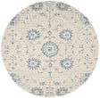Safavieh Blossom 6'-0" x 6'-0" Rug in Silver / Blue
