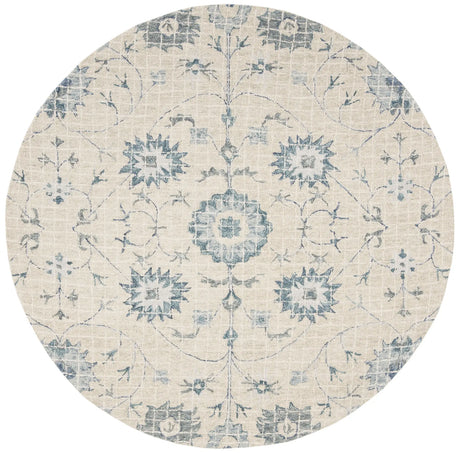 Safavieh Blossom 6'-0" x 6'-0" Rug in Silver / Blue