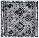 Safavieh Vintage Hamadan 6'-7" x 6'-7" Rug in Grey / Black