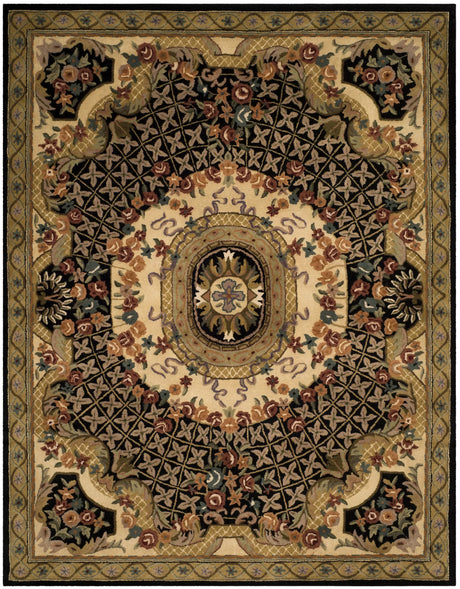 Safavieh Classic 9'-6" x 13'-6" Rug in Black / Gold