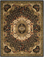 Safavieh Classic 9'-6" x 13'-6" Rug in Black / Gold
