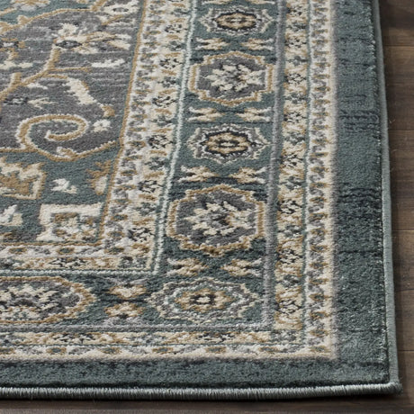 Safavieh Lyndhurst 4'-0" x 6'-0" Rug in Teal / Grey