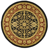 Safavieh Lyndhurst 5'-3" x 5'-3" Rug in Black / Red