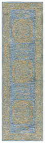 Safavieh Savonnerie 2'-3" x 8'-0" Rug in Blue / Beige