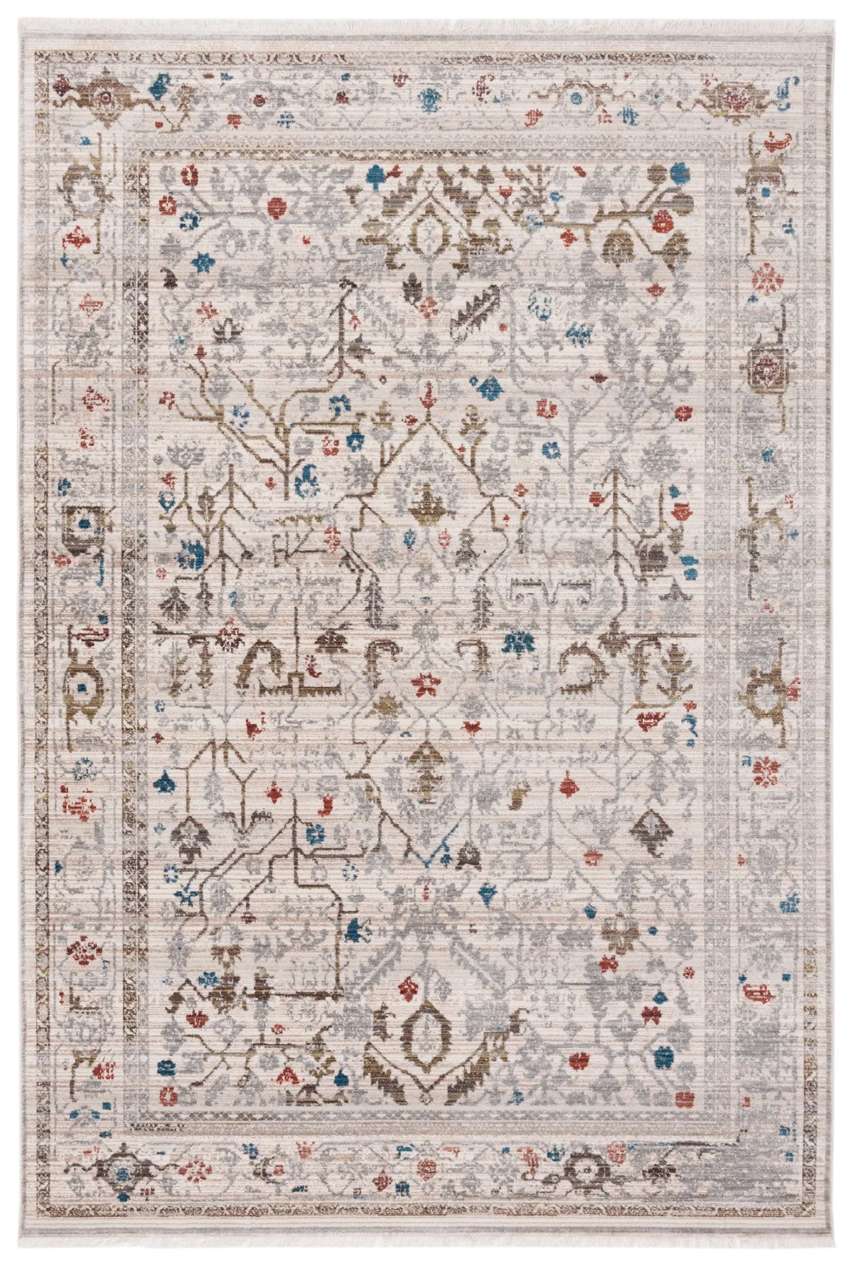 Safavieh Vintage Persian 4'-0" x 6'-0" Rug in Ivory / Sage